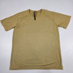 Lululemon Athlerica OCNA/WHYL Yellow Metal Vent Tech SS 2.0 Top Shirt Men's XL
